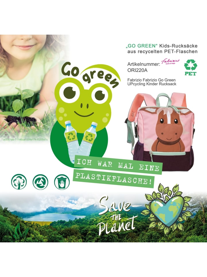 Fabrizio Kinderrucksack, Freizeitrucksack Polyester, recycelt ca. 23cm hoch günstig kaufen onesize