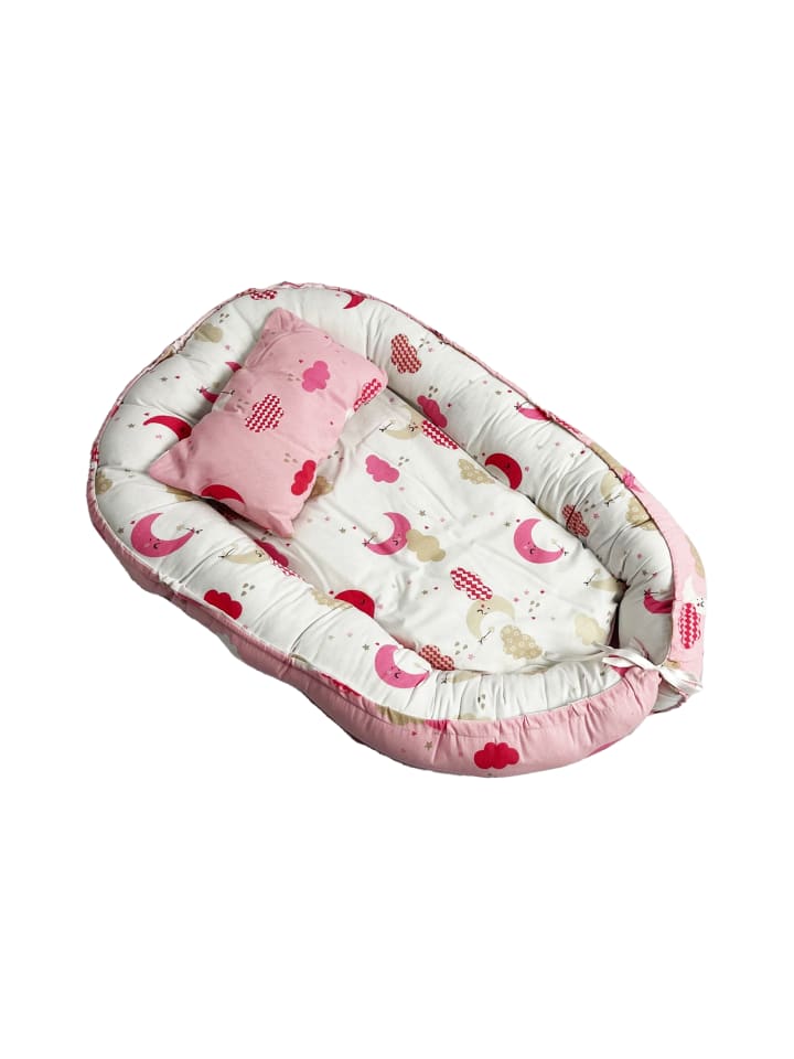 just2little Babynest mit Kissen in Mehrfarbig günstig kaufen onesize