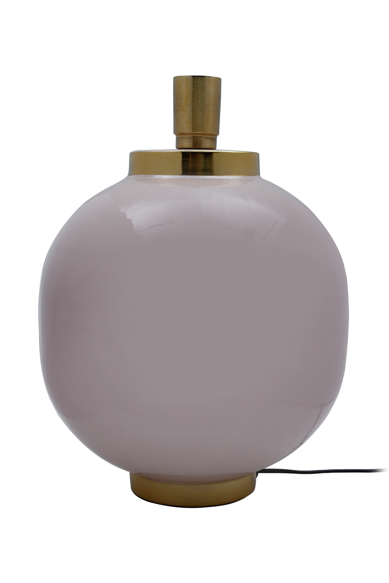 Kayoom Tischlampe Art Deco 125 Altrosa / Gold