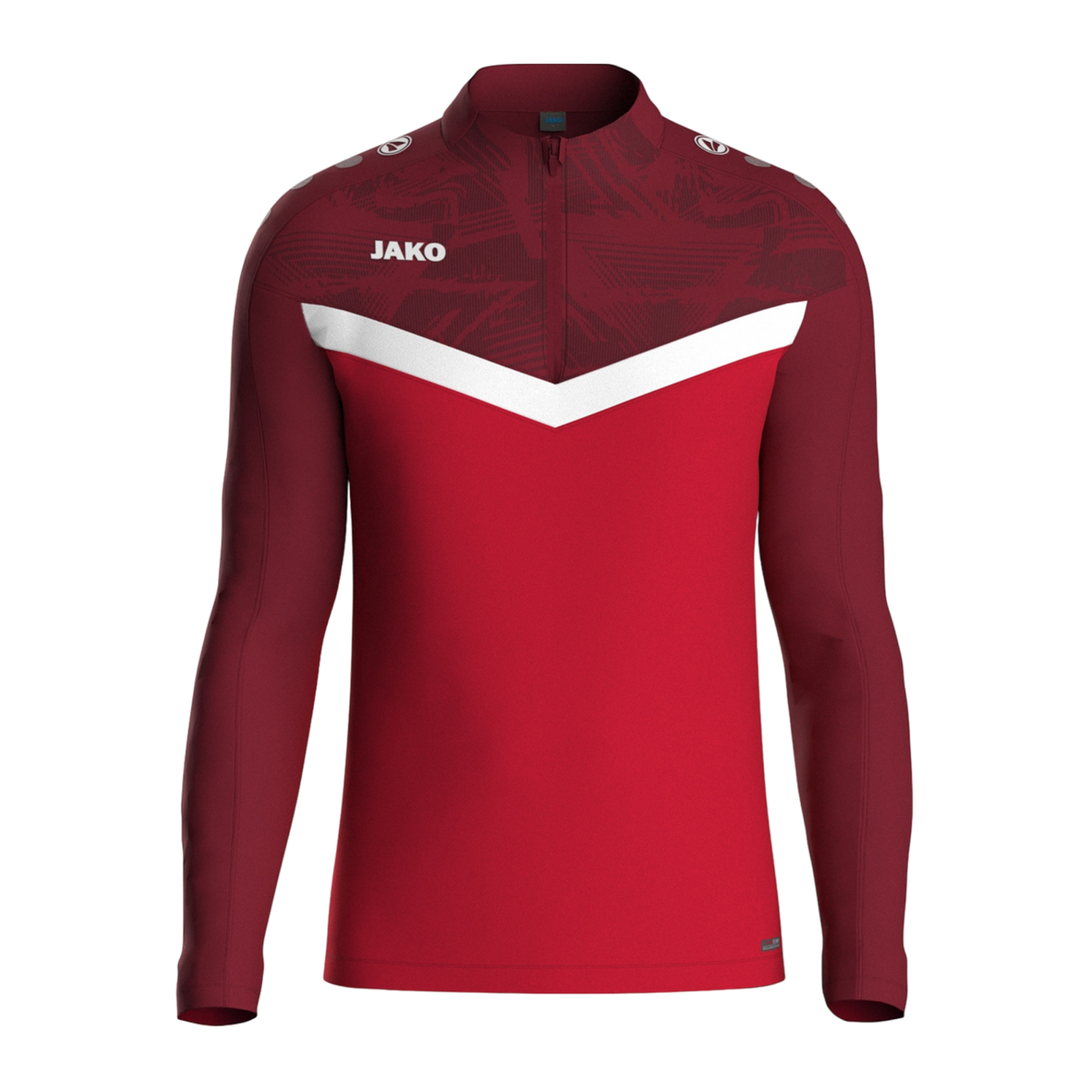 JAKO Iconic HalfZip Sweatshirt Rot F103