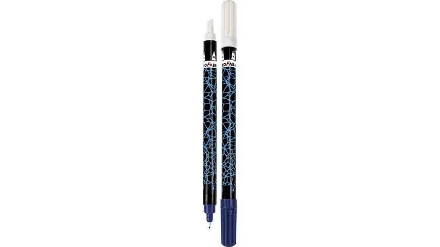 EBERHARD FABER Tintenlöscher neon blau/schwarz 2er neon blau nschwarz