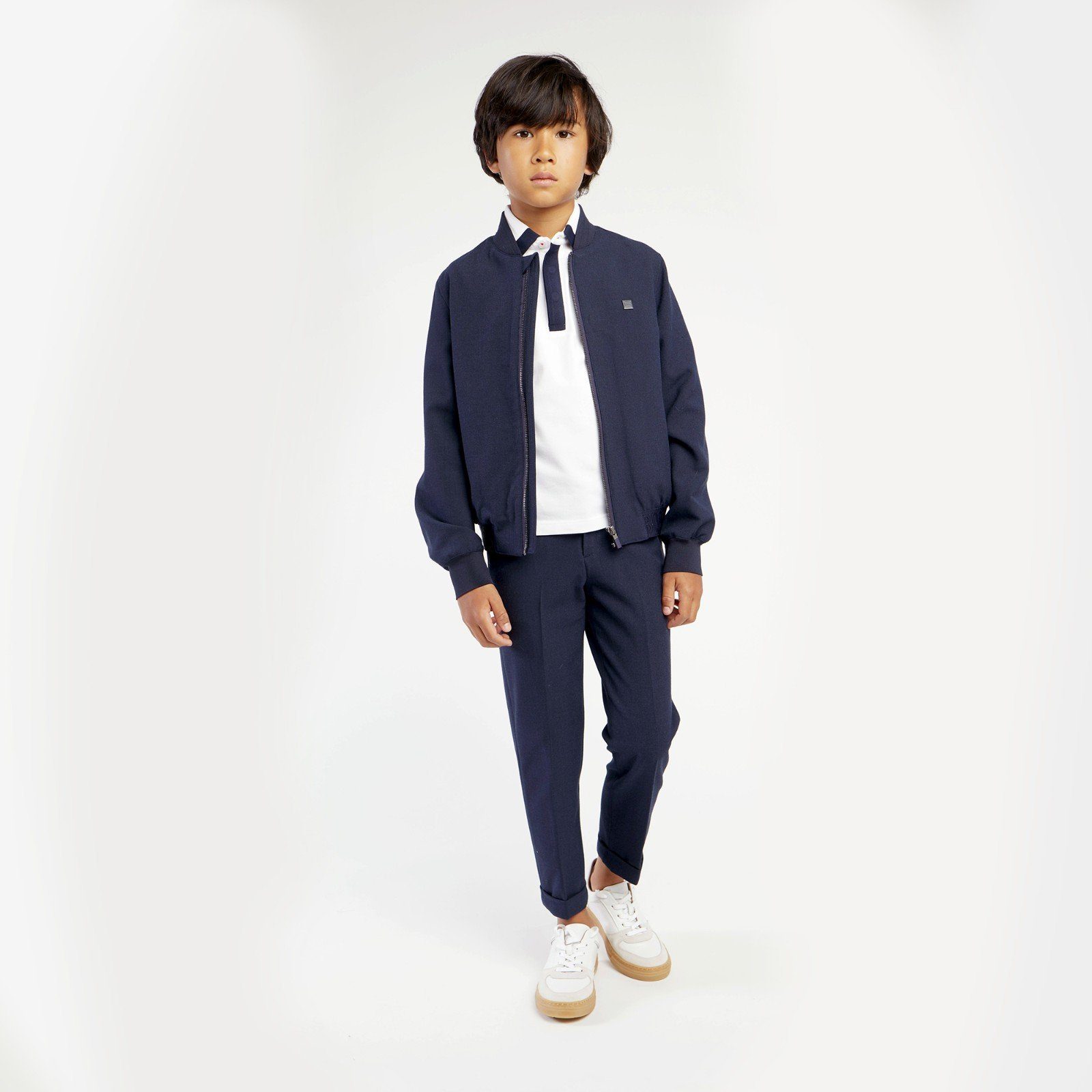 BOSS Anzugsakko HUGO BOSS Kids Anzugsjacke Jacket marine
