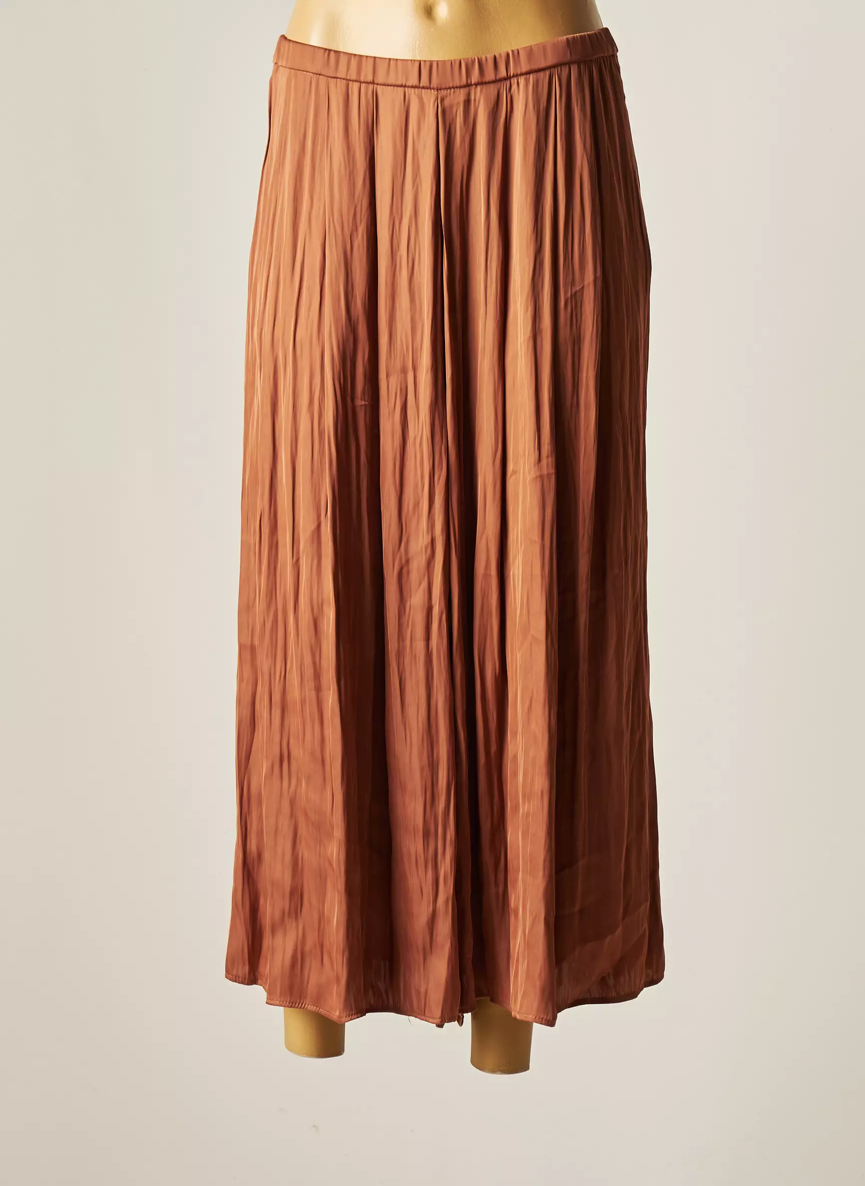 Mango Pantalon7 8 Femme couleur marron