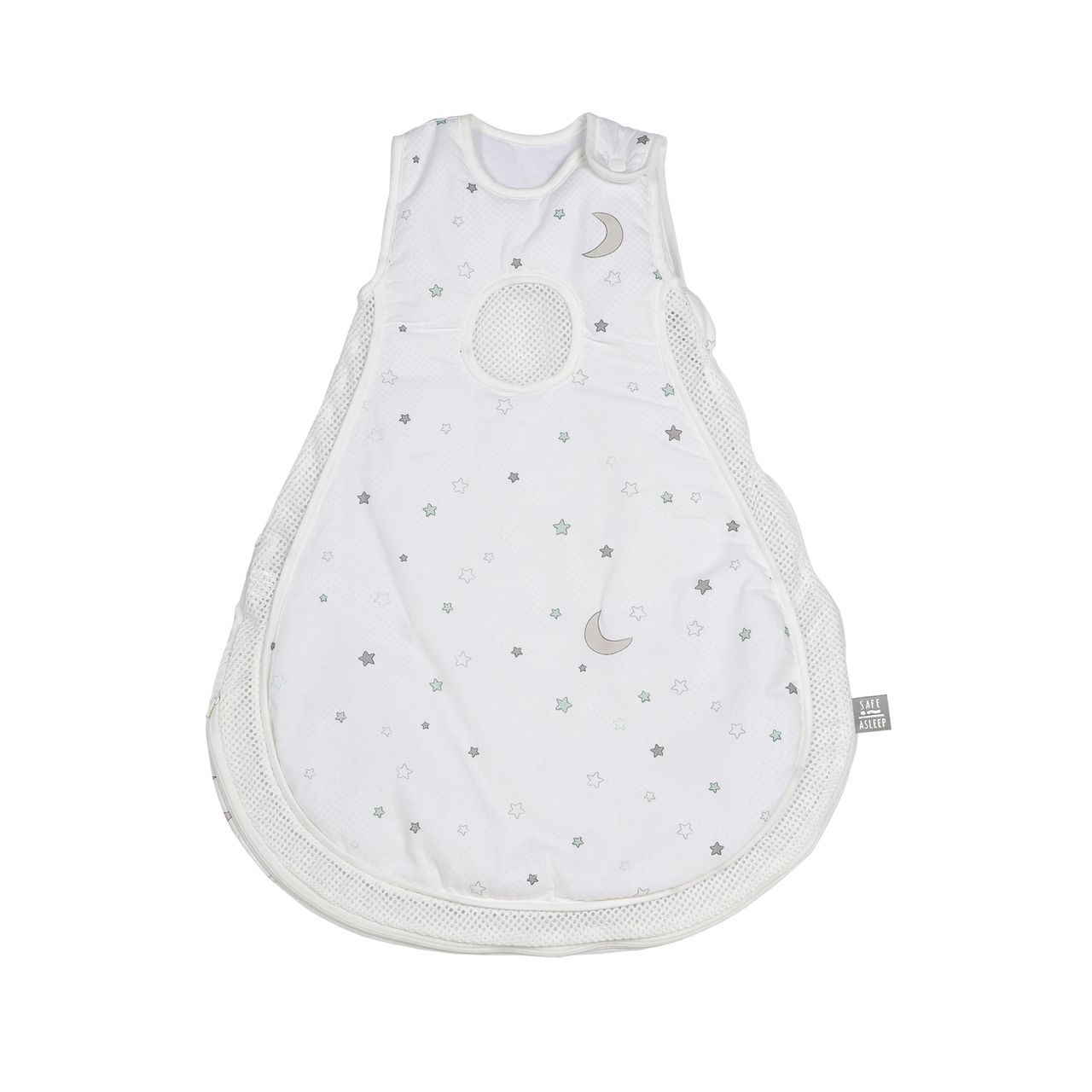 Roba safe asleep von roba Schlafsack Easy Air Babyschlafsack 'Sternenzauber', 56/62cm, 100% Baumwolle