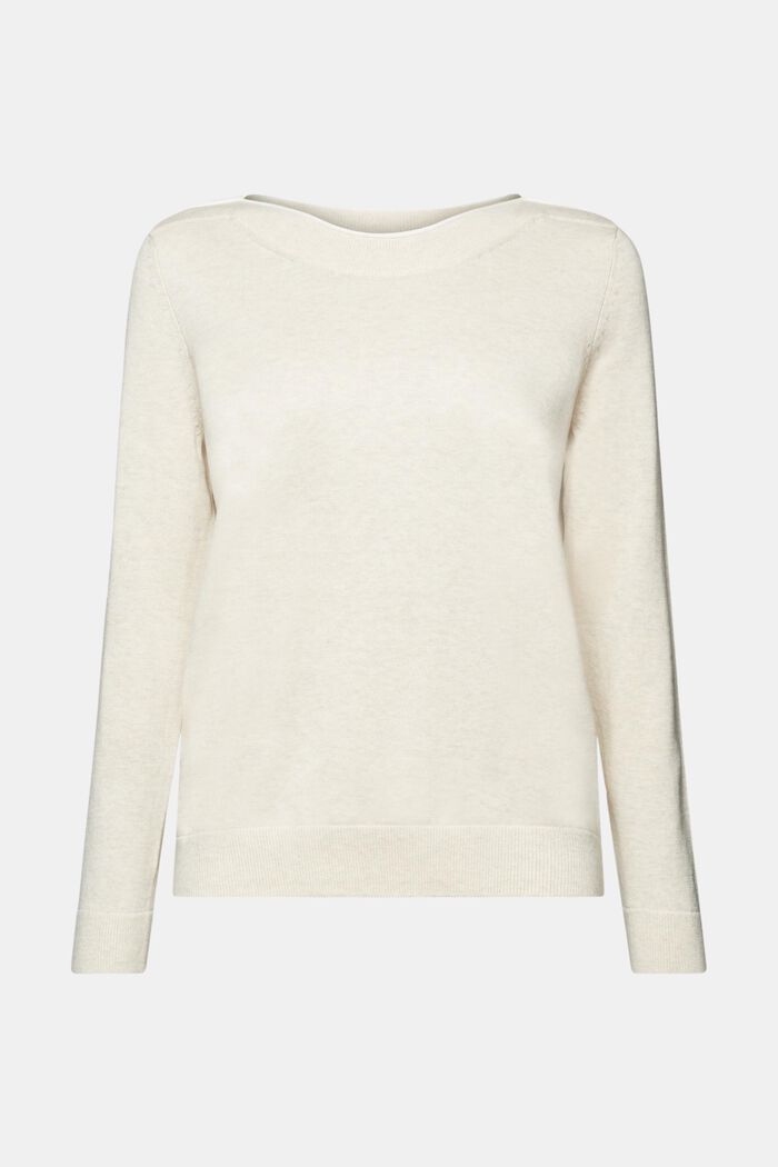 Pullover mit Bootausschnitt