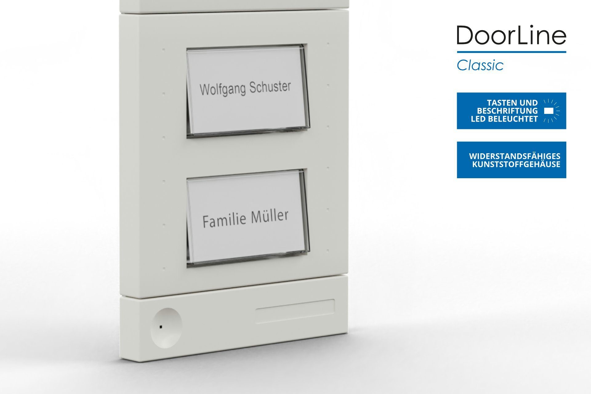 DoorLine Classic Smart Home Türklingel (direkt auf´s Telefon, Weiterentwicklung T01/02)