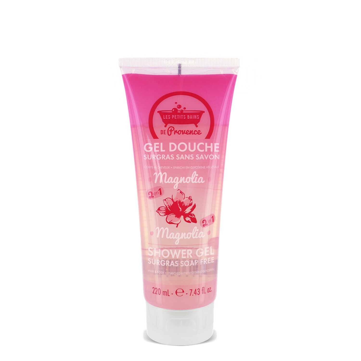 Les Petits Bains de Provence Gel Douche Surgras Sans Savon Parfum Magnolia