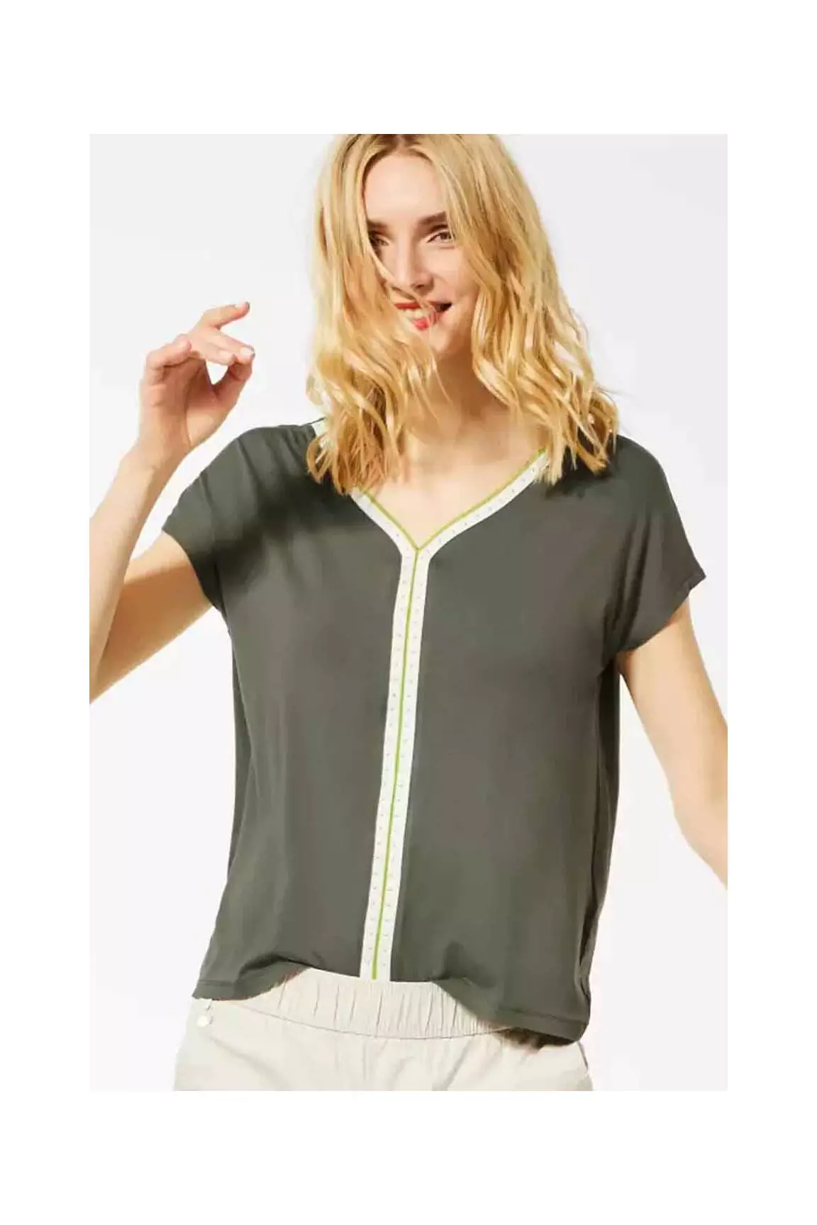 Street One Tshirts Femme couleur vert