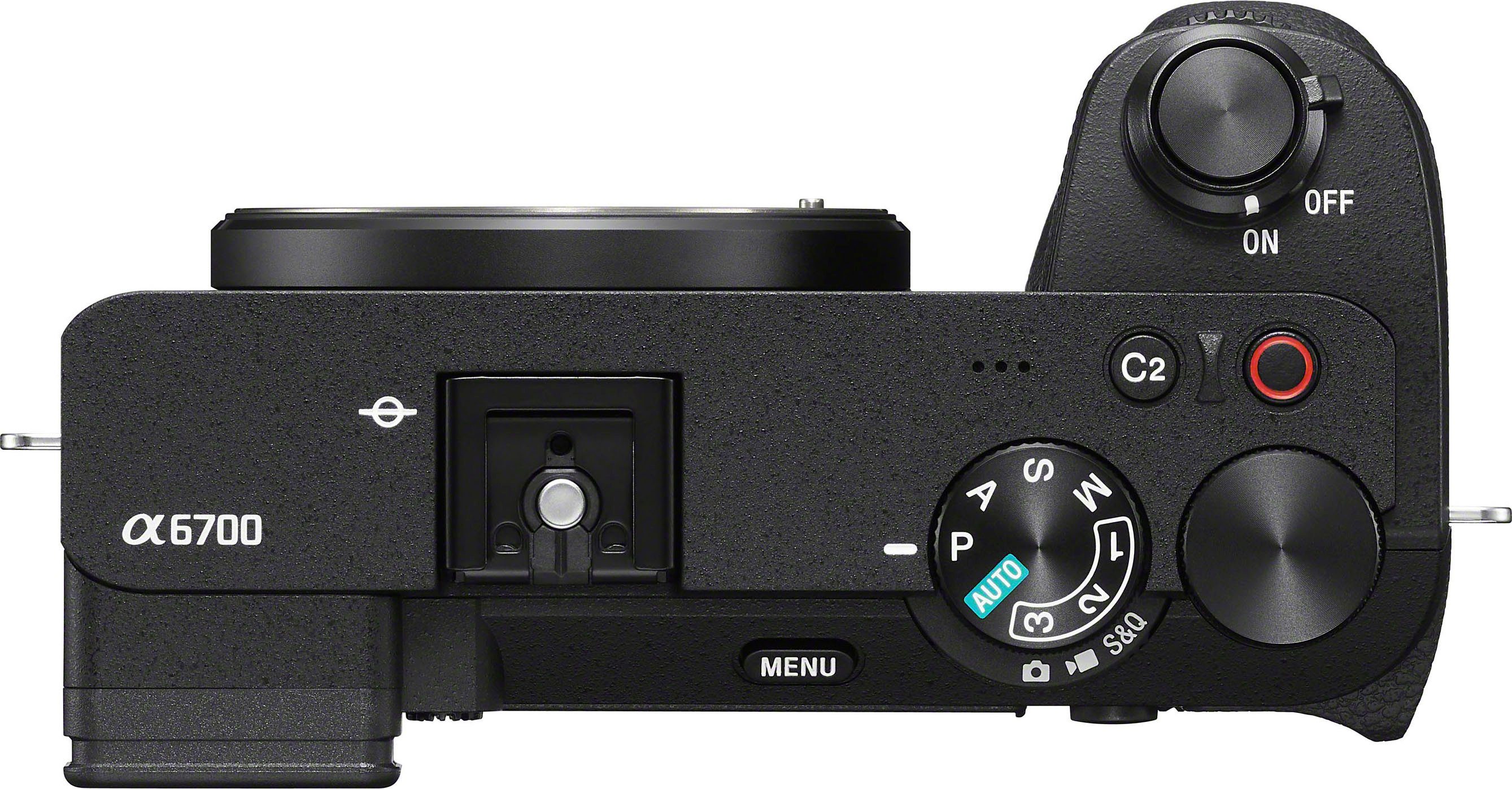 Sony Alpha ILCE-6700 Systemkamera (26 MP, Bluetooth, WLAN)