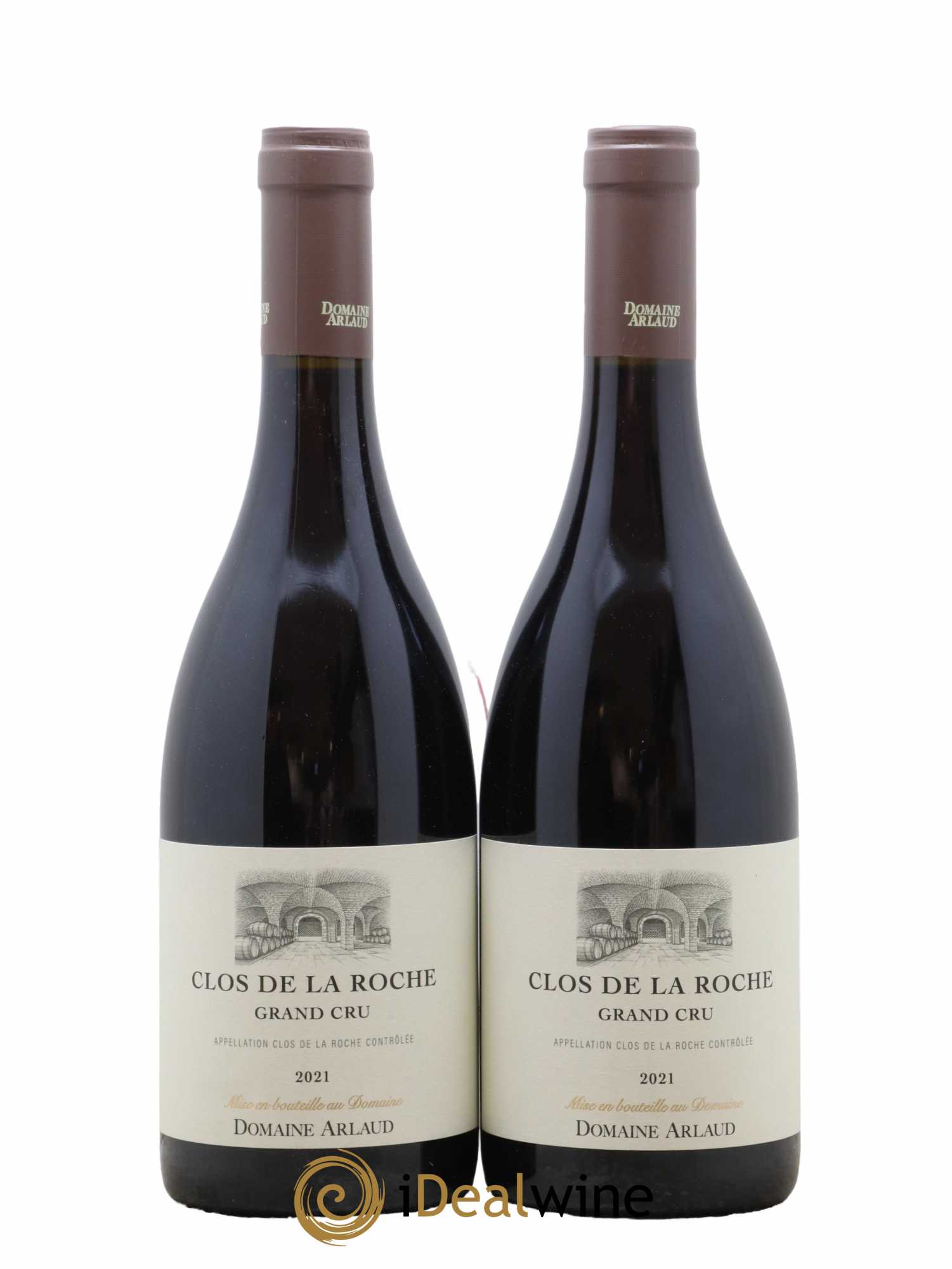 Clos de la Roche Grand Cru Arlaud  2021 - Lot de 2 Bouteilles