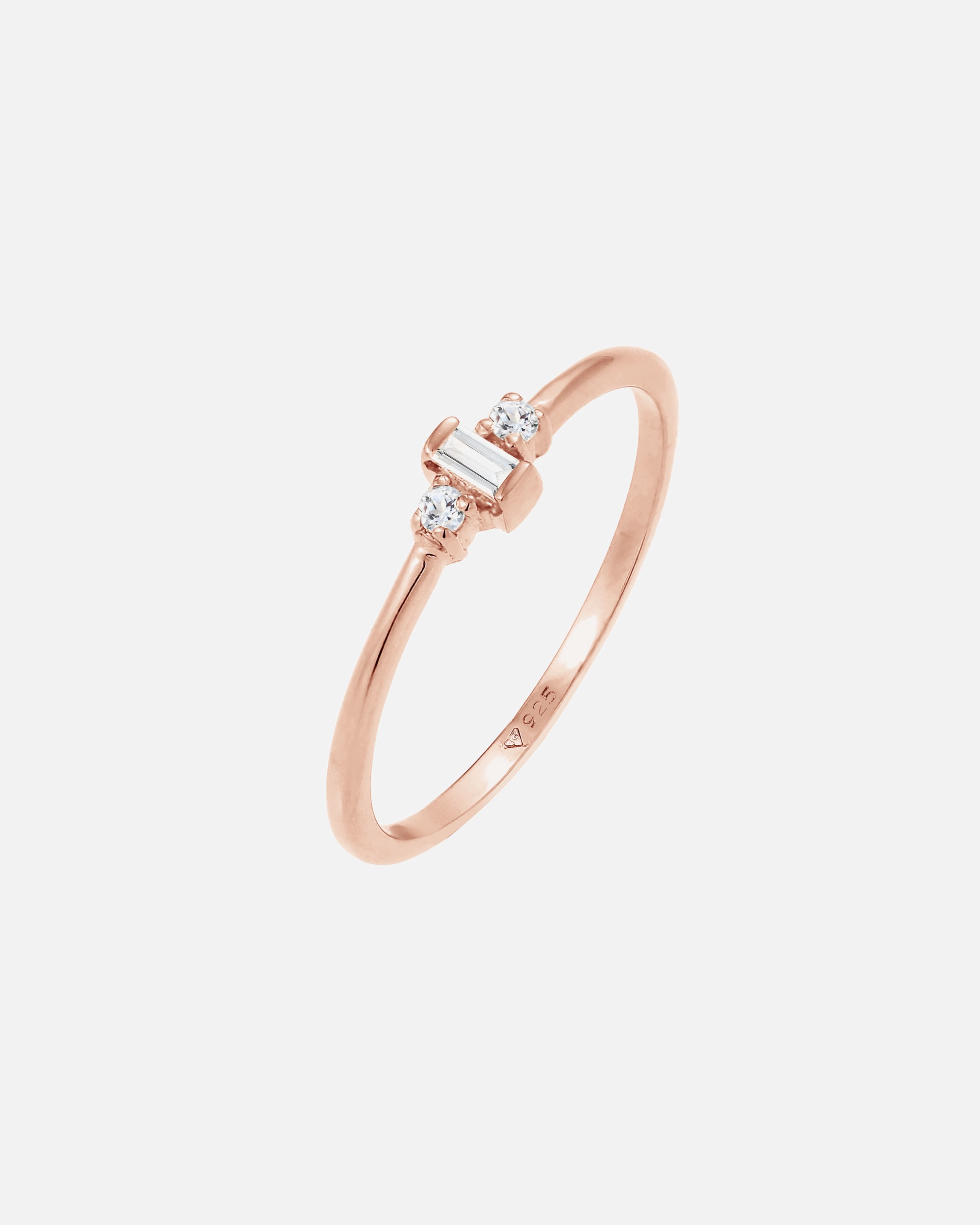 Anello di fidanzamento solitario da donna Elli PREMIUM Elli PREMIUM in filigrana con topazio in argento sterling 925 placcato oro