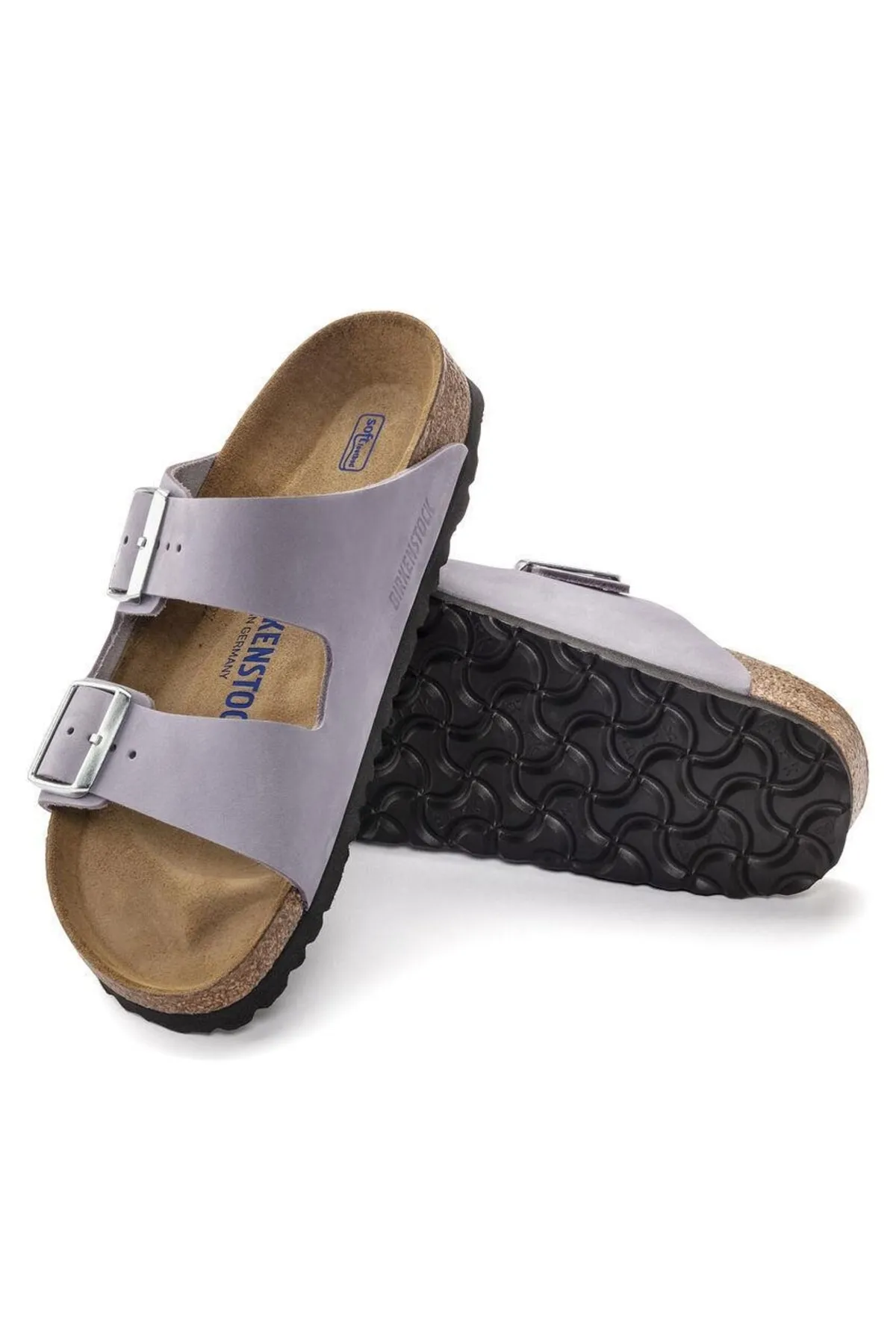 Birkenstock  Pantolette - Lila - Flacher Absatz