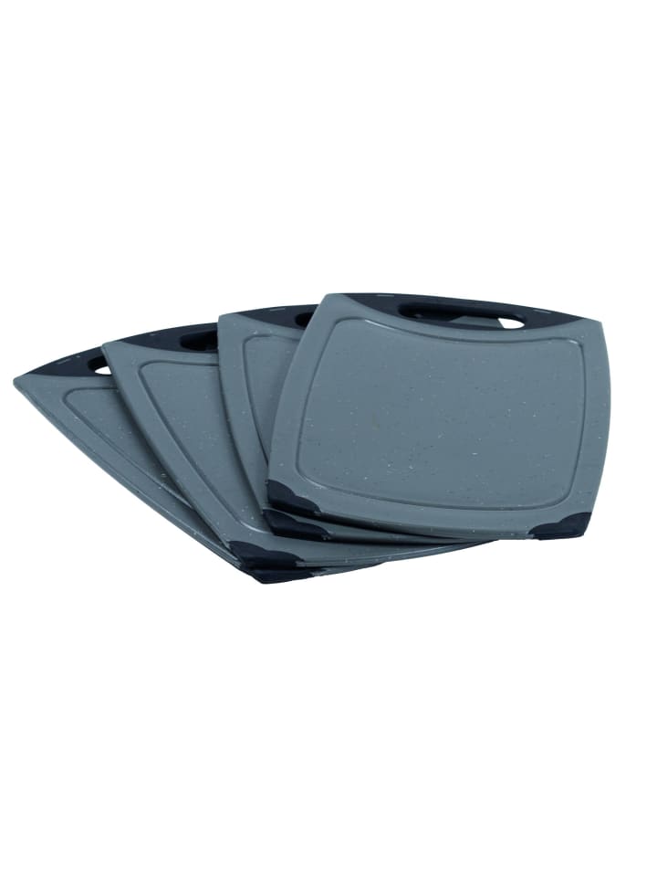 Stoneline Schneidebrett 26,5x16,5 cm cm Set 4-teilig in Schwarz günstig kaufen onesize