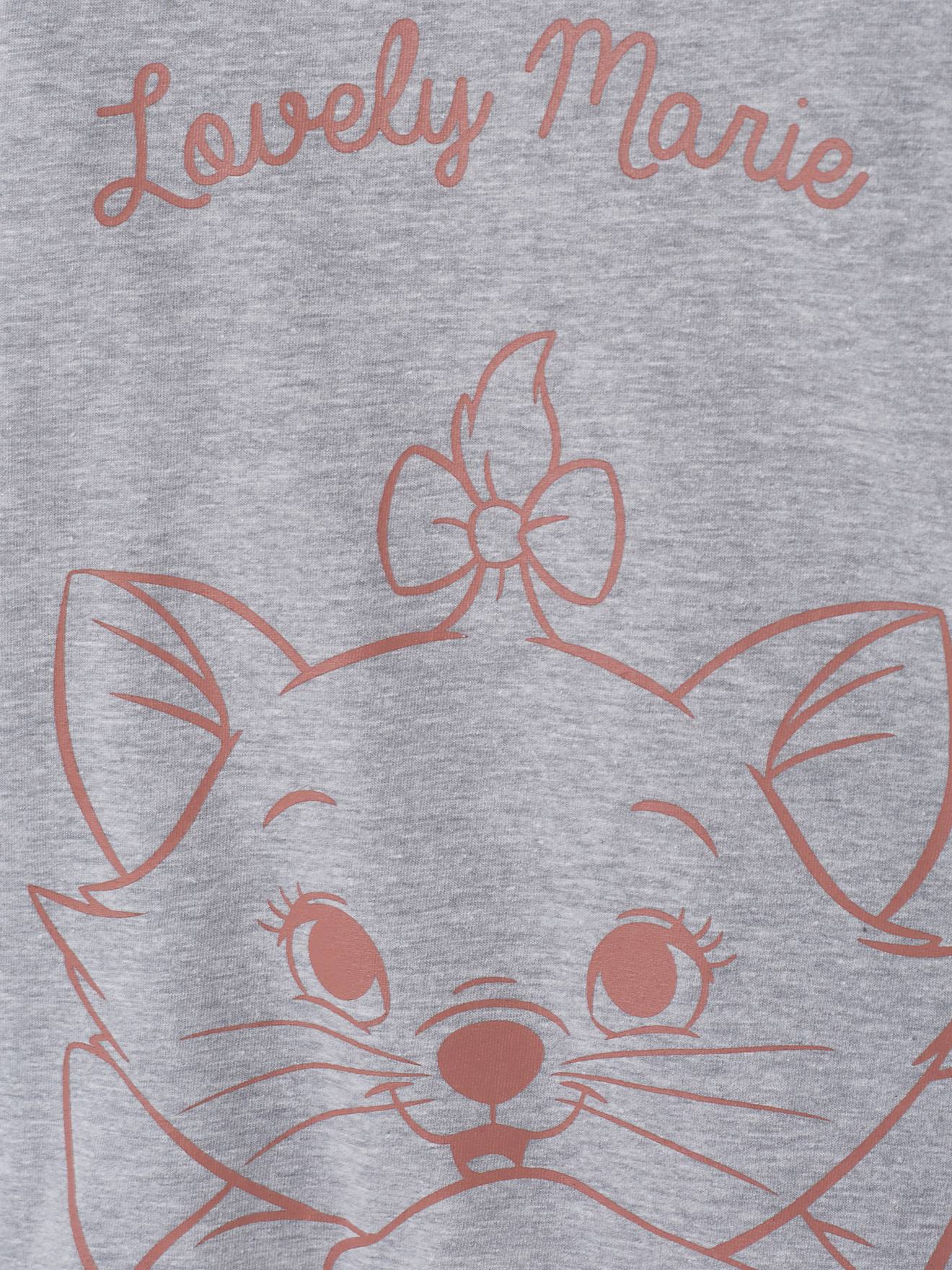 Disney Kinder Shirt Disney ARISTOCATS MARIE Oeko-Tex - grau meliert
