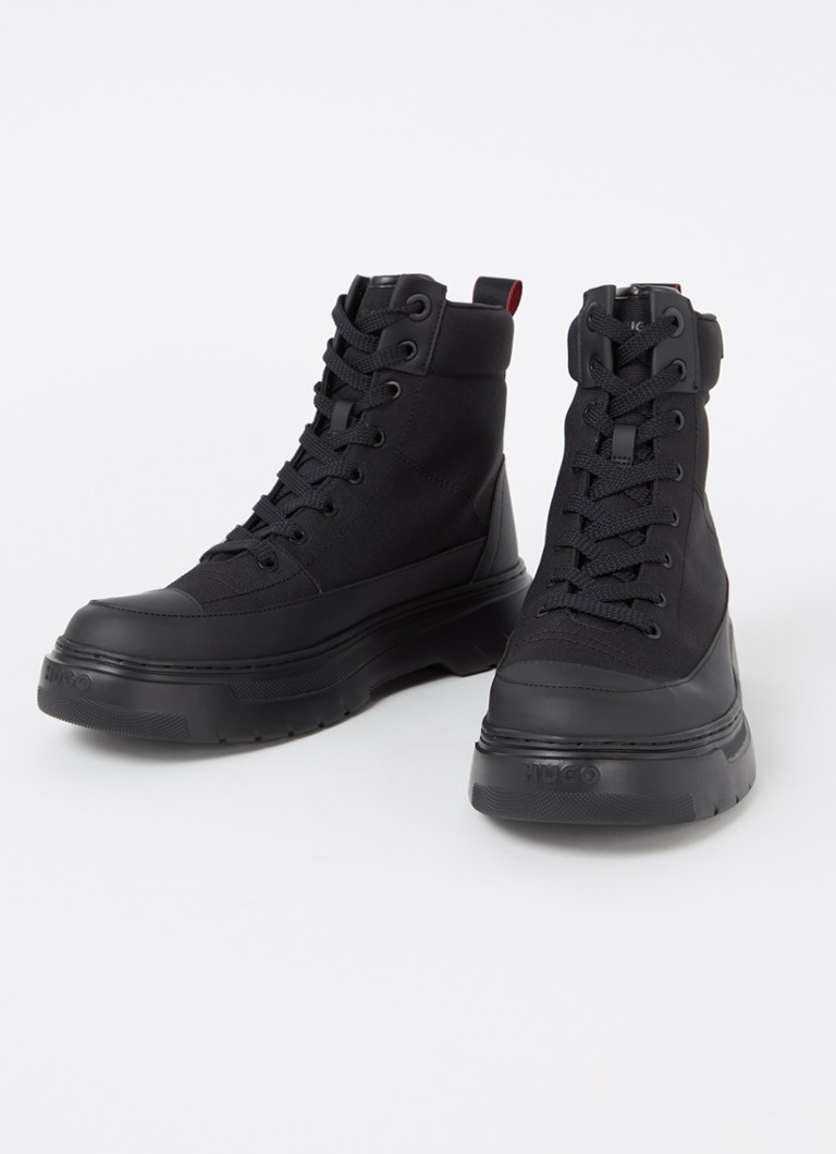 Pantofi HUGO BOSS Urian cu șireturi și logo