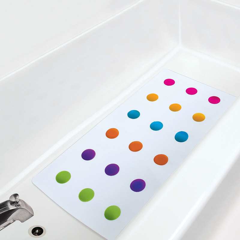 Tapis de bain rigolos à pois Munchkin