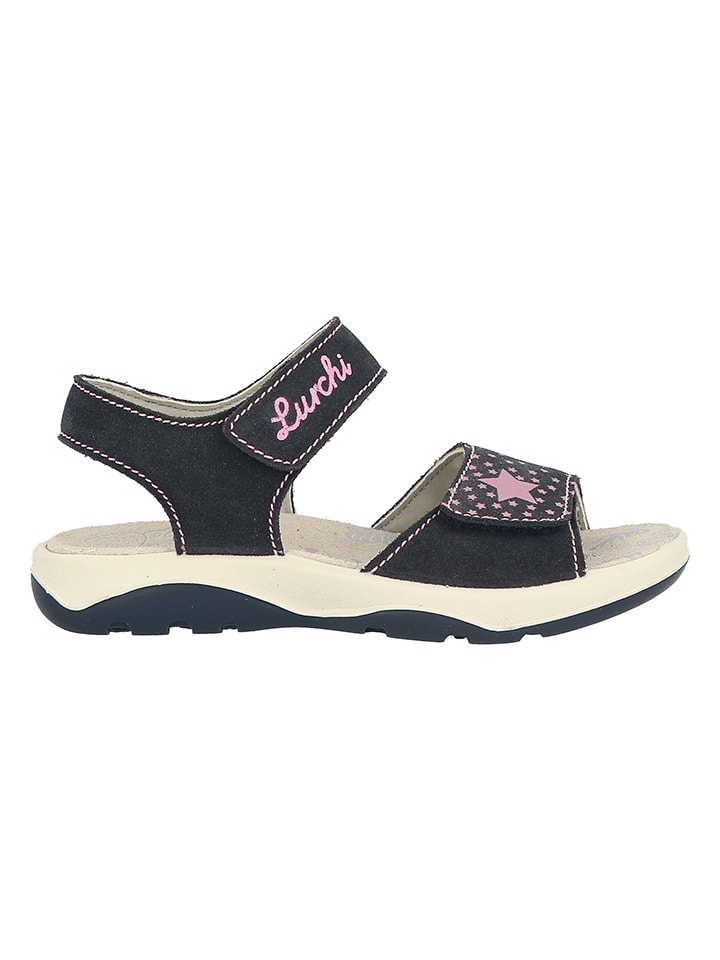 Lurchi Leder-Sandalen in Dunkelblau günstig kaufen