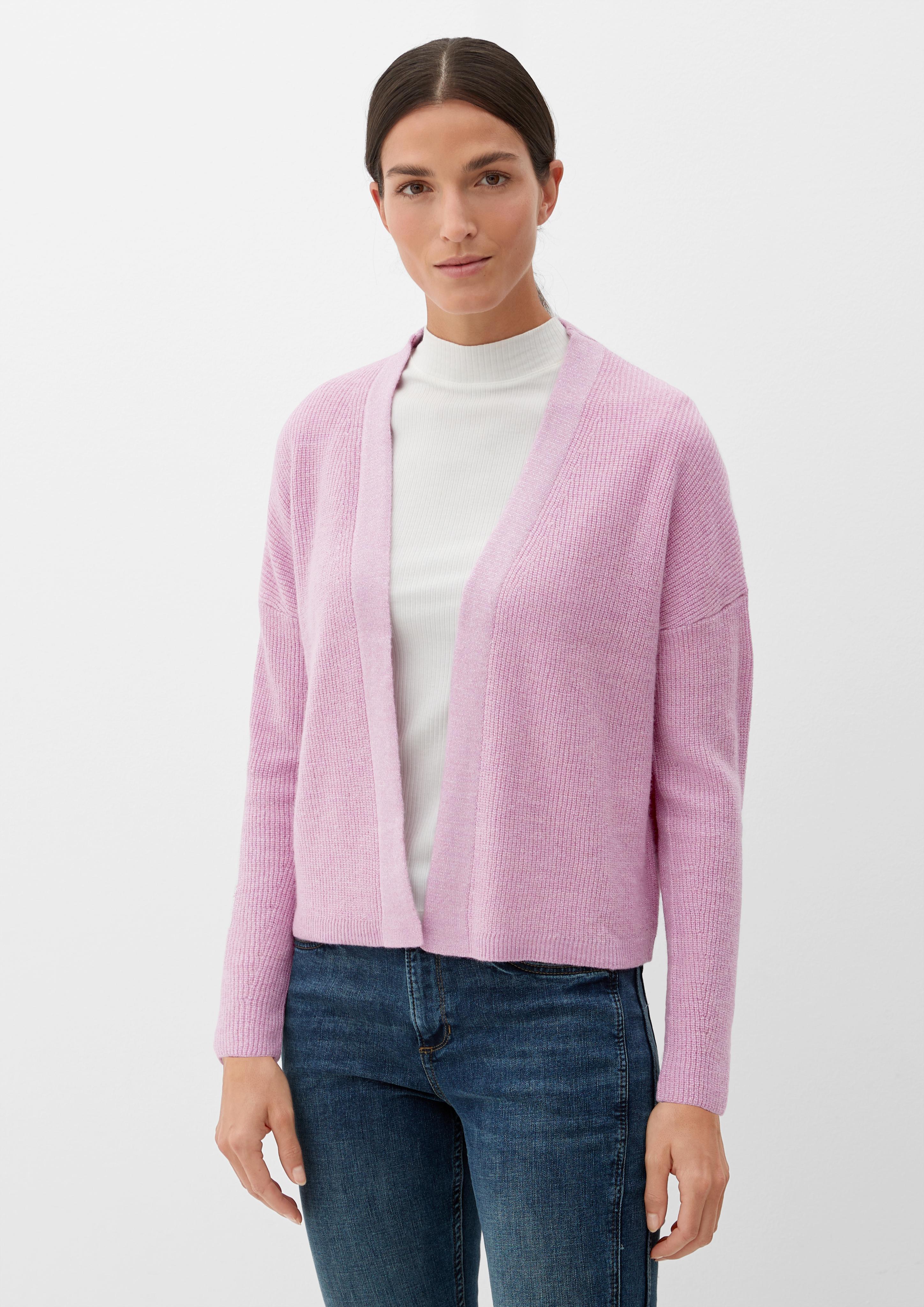 Cardigan mit Glitzergarn  2123789-40W7