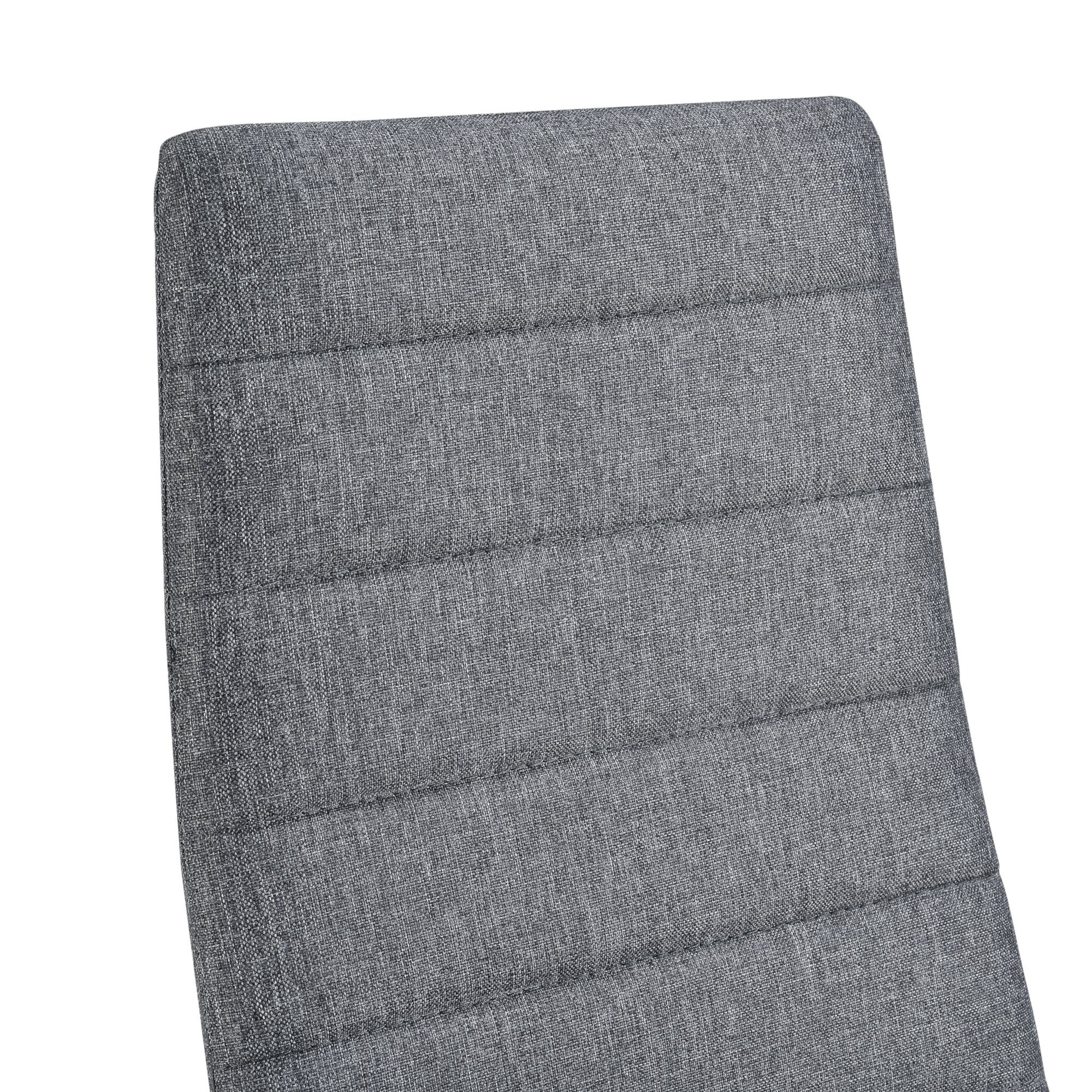 en.casa Hochlehner (Set, 2 St), Lidköping Polsterstuhl Küchenstuhl Textil grau