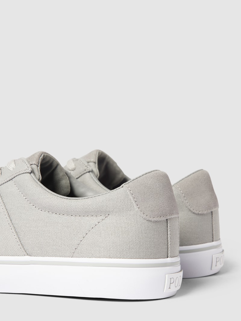 Sneaker mit Motiv-Stitching Modell 'SAYER' in hellgrau