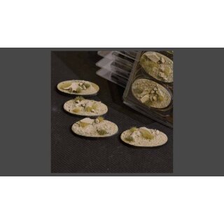Arid Steppe Bases, Oval 60mm Battle Ready (4)