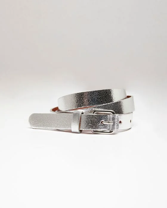 Ceinture fine en cuir