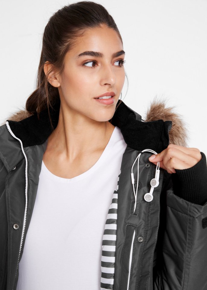 Outdoor-Funktions-Jacke mit Kapuze