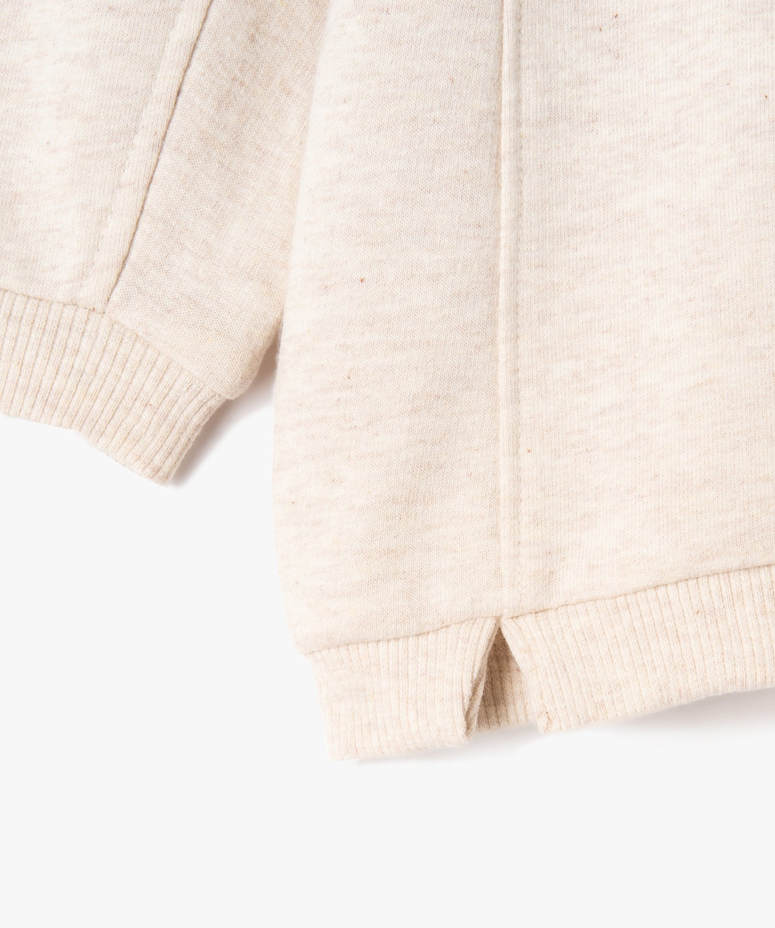 Sweat bébé en molleton chaud imprimé - DS ecru | GEMO