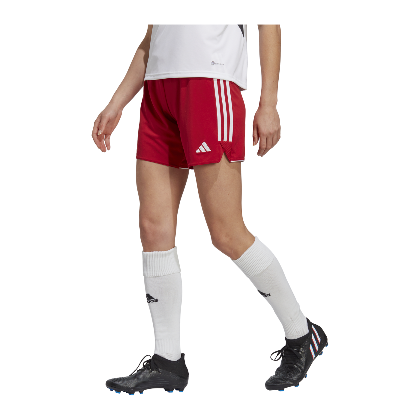 adidas Tiro 23 Short Low Damen Rot Weiss