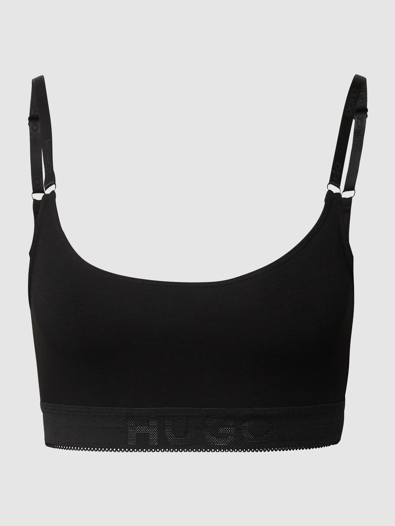Soft-BH mit wattierten Cups in schwarz