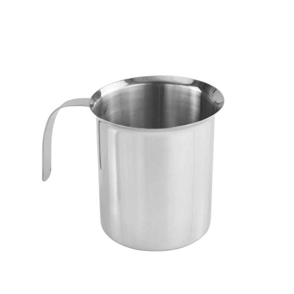 ZmdecQna Milchaufschäumer Milchschäumer mit griff Latteo,Silber,Double Mesh,Manuell