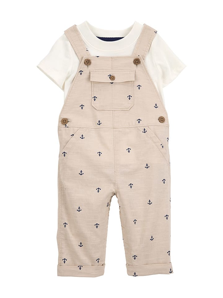 carter's 2tlg. Outfit in Beige günstig kaufen