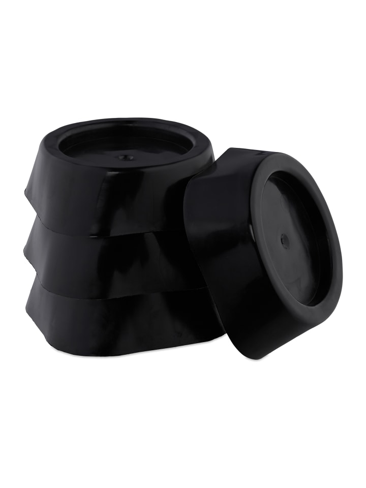 relaxdays 4er-Set: Schwingungsdämpfer in Schwarz günstig kaufen onesize