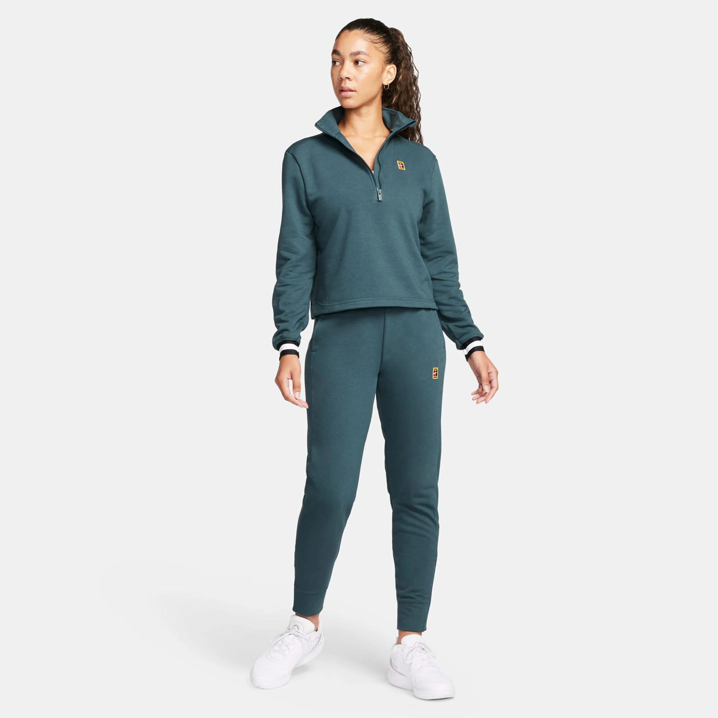 Dri-Fit Court Heritage Fleece Trainingshose Damen - Grün