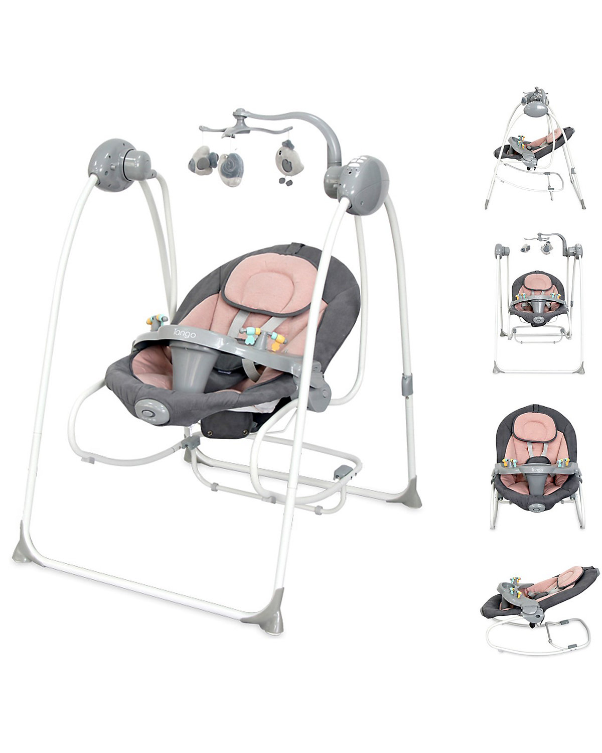 Babywippe Tango 2 in 1, Fernbedienung, MP3, Timer, Mobile Babywippen