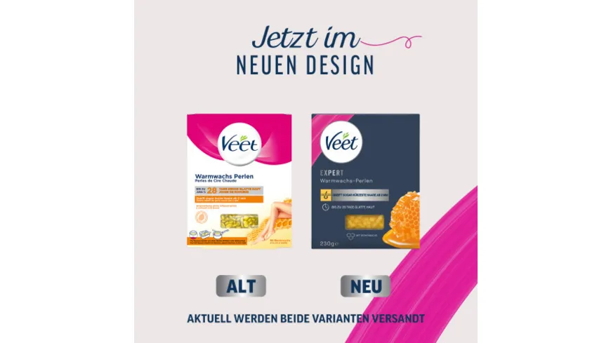 Veet Expert Warmwachs Perlen mit Bienenwachs 230 g