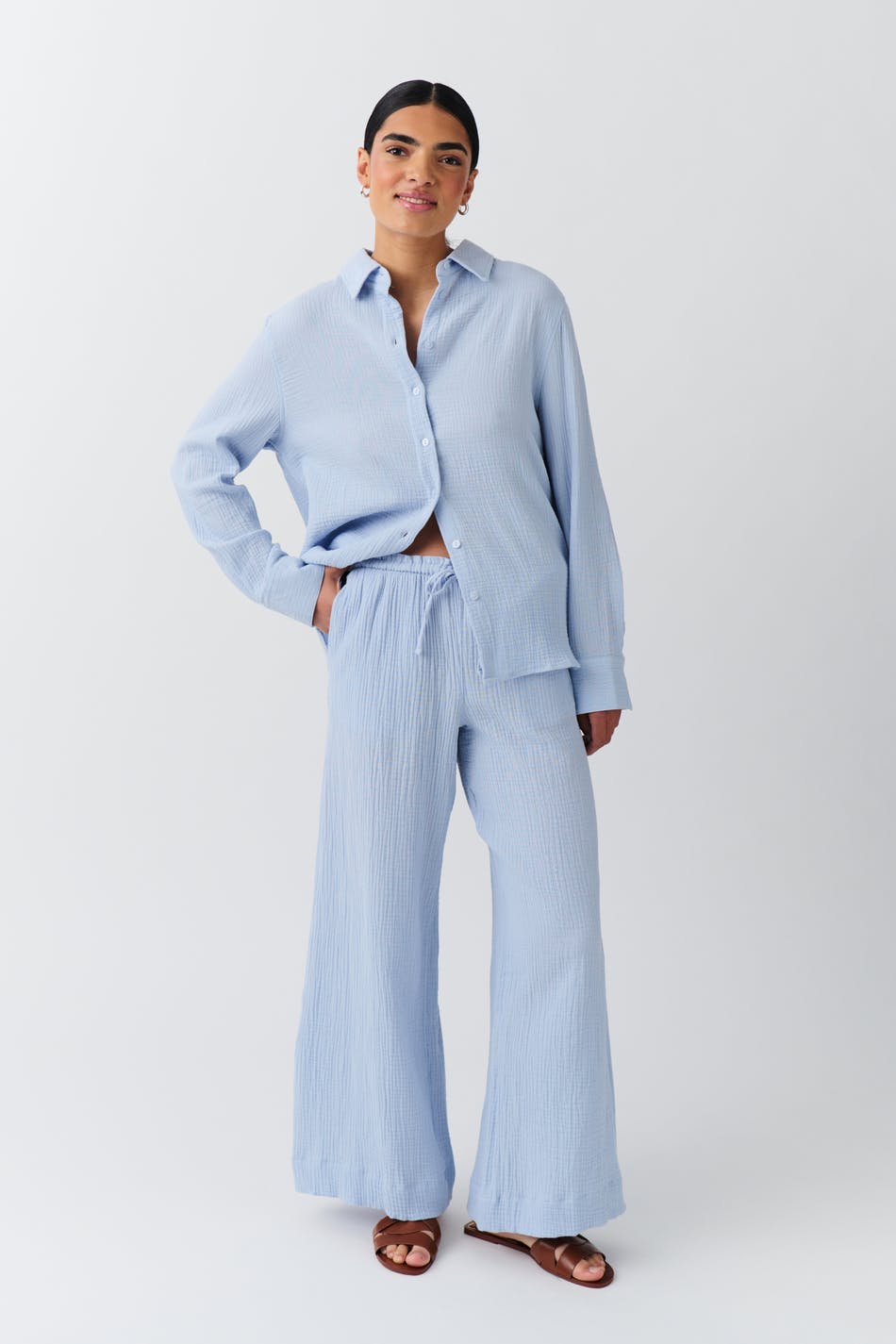 Gauze trousers