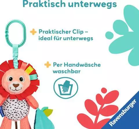 Play+ Rassel-Löwe - Babyspielzeug ab 0 Monaten