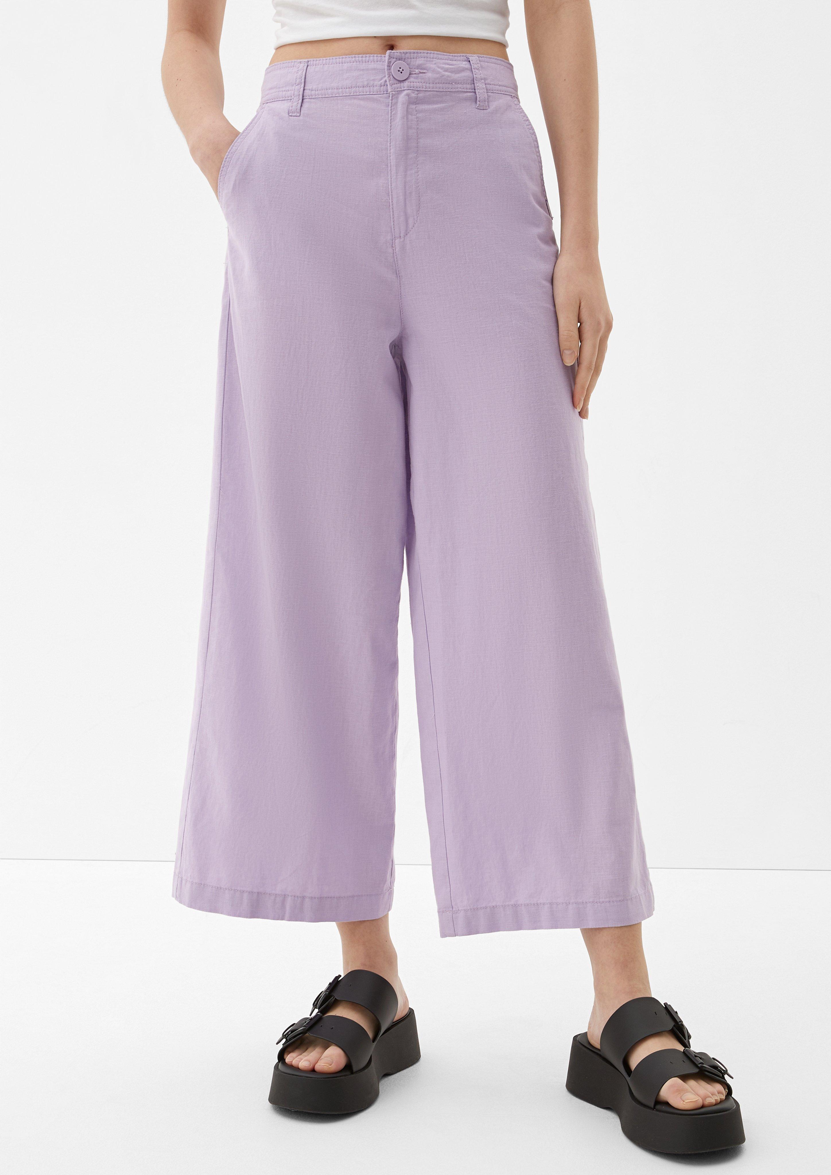 Regular: Culotte aus Leinenmix  2127625-4724
