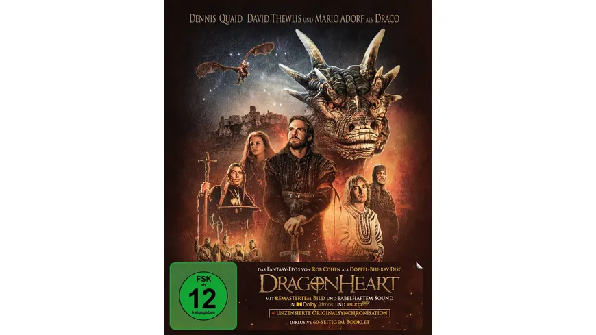 Dragonheart - Special Edition (Doppel-Blu-ray mit Dolby Atmos + Auro-3D)  [2 BRs]