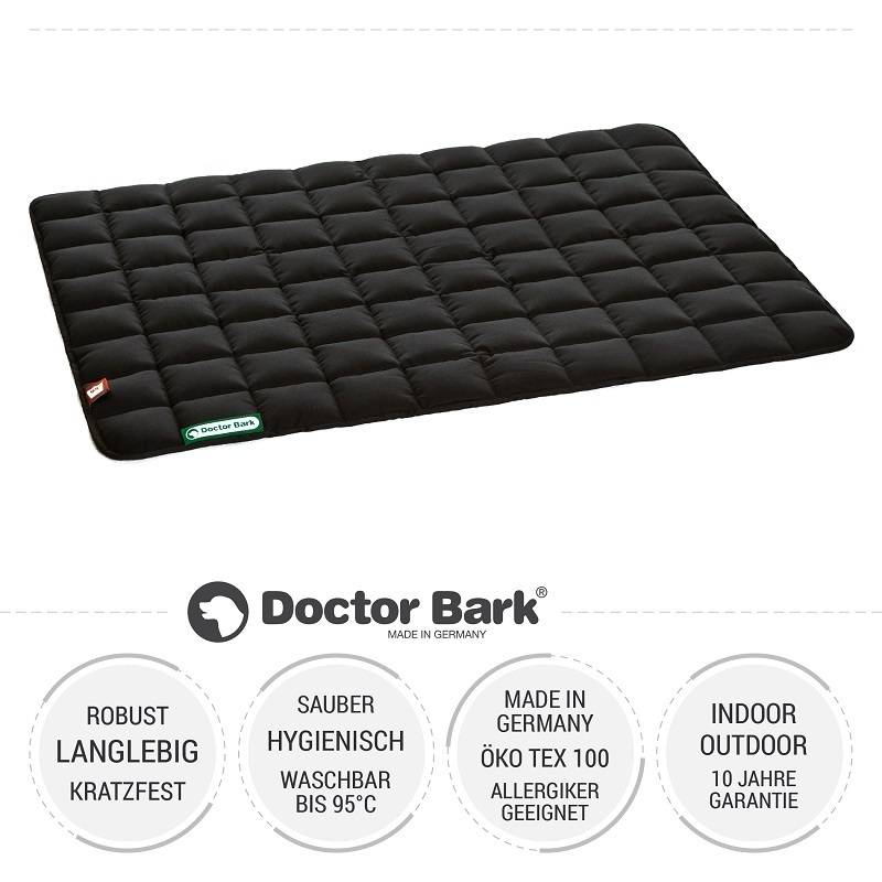 Doctor Bark Hundedecken Doctor Bark Liegedecke schwarz L