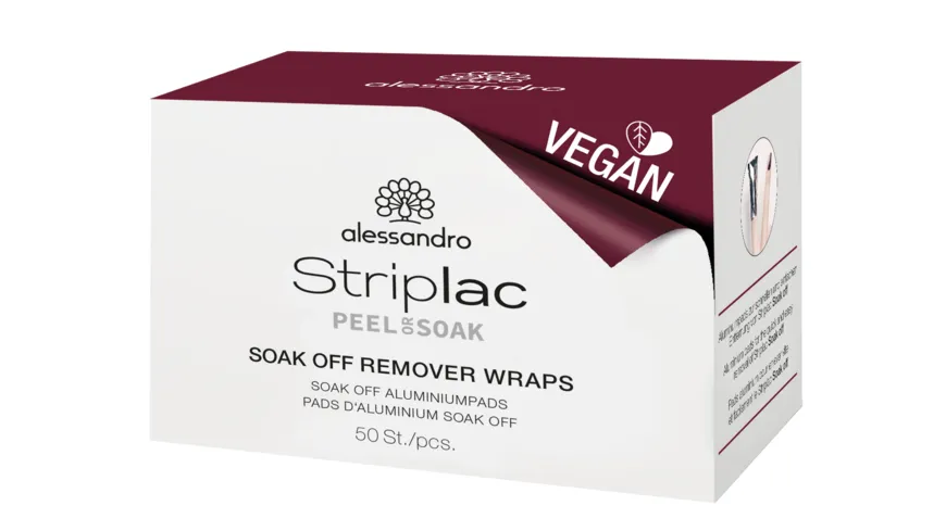 alessandro Striplac Soak Off Remover Wraps