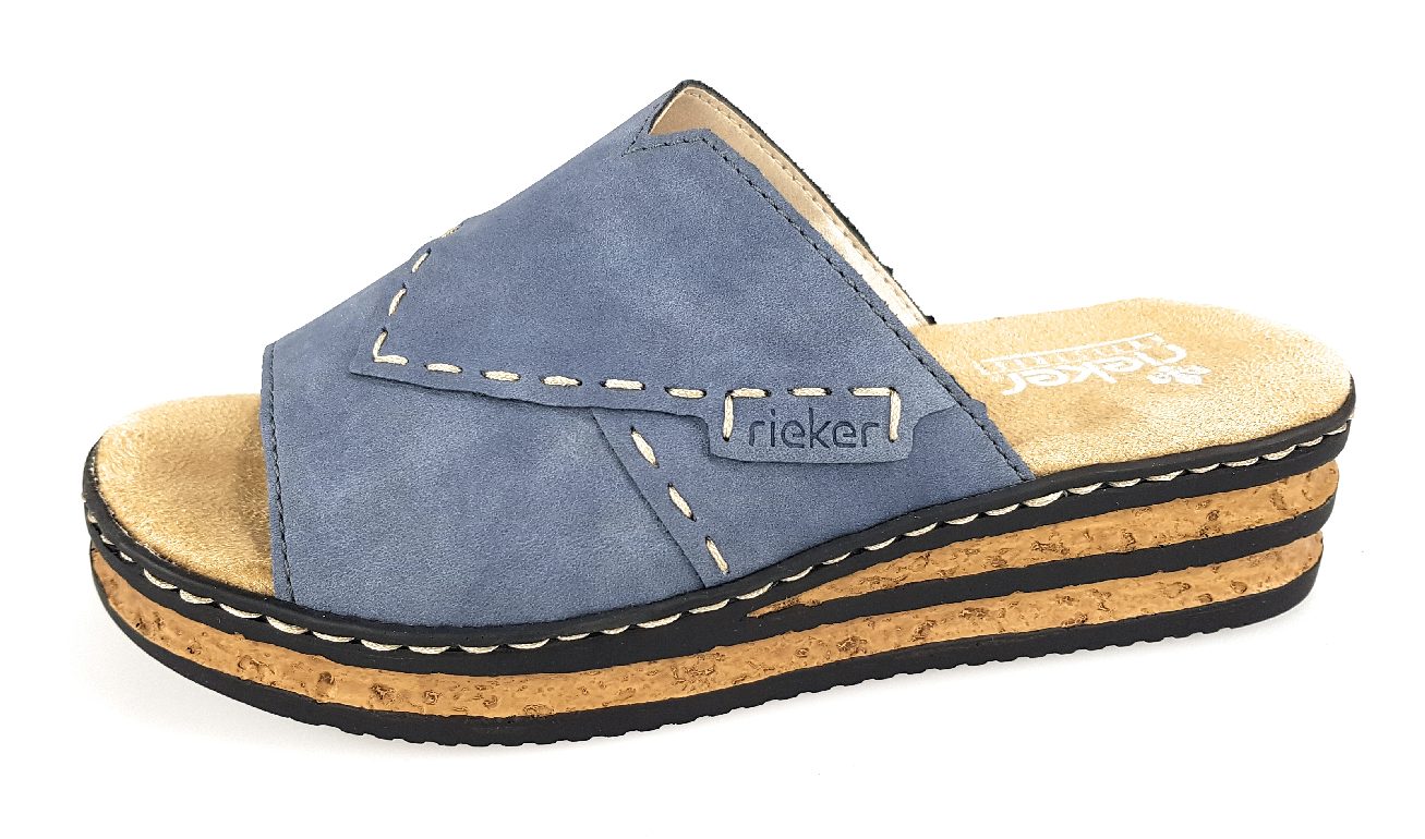 Rieker Nabukino 62987-10 Blau 10 light blue