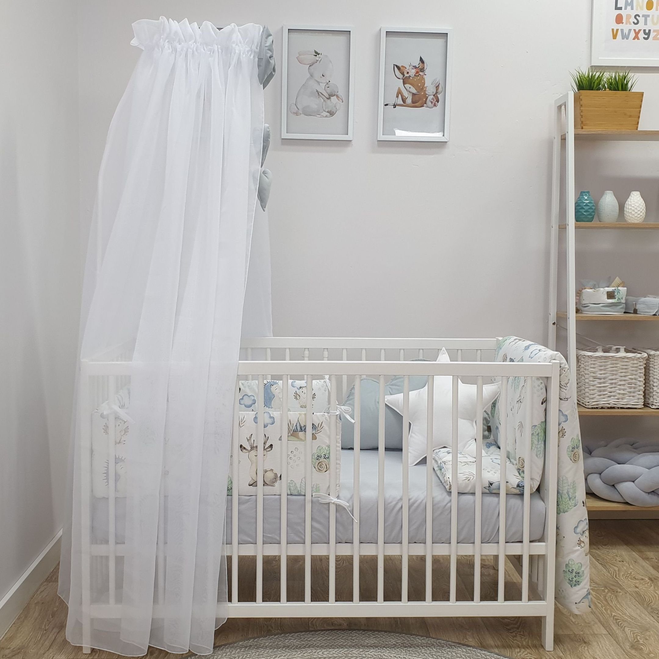 Babybettbezug Baby Bett Set Igel grau 187 Ausstattung für Kinderbett 70x140 cm, 5tlg, Babymajawelt (5 St), Modernes Design, Top Baumwolle, Made in EU