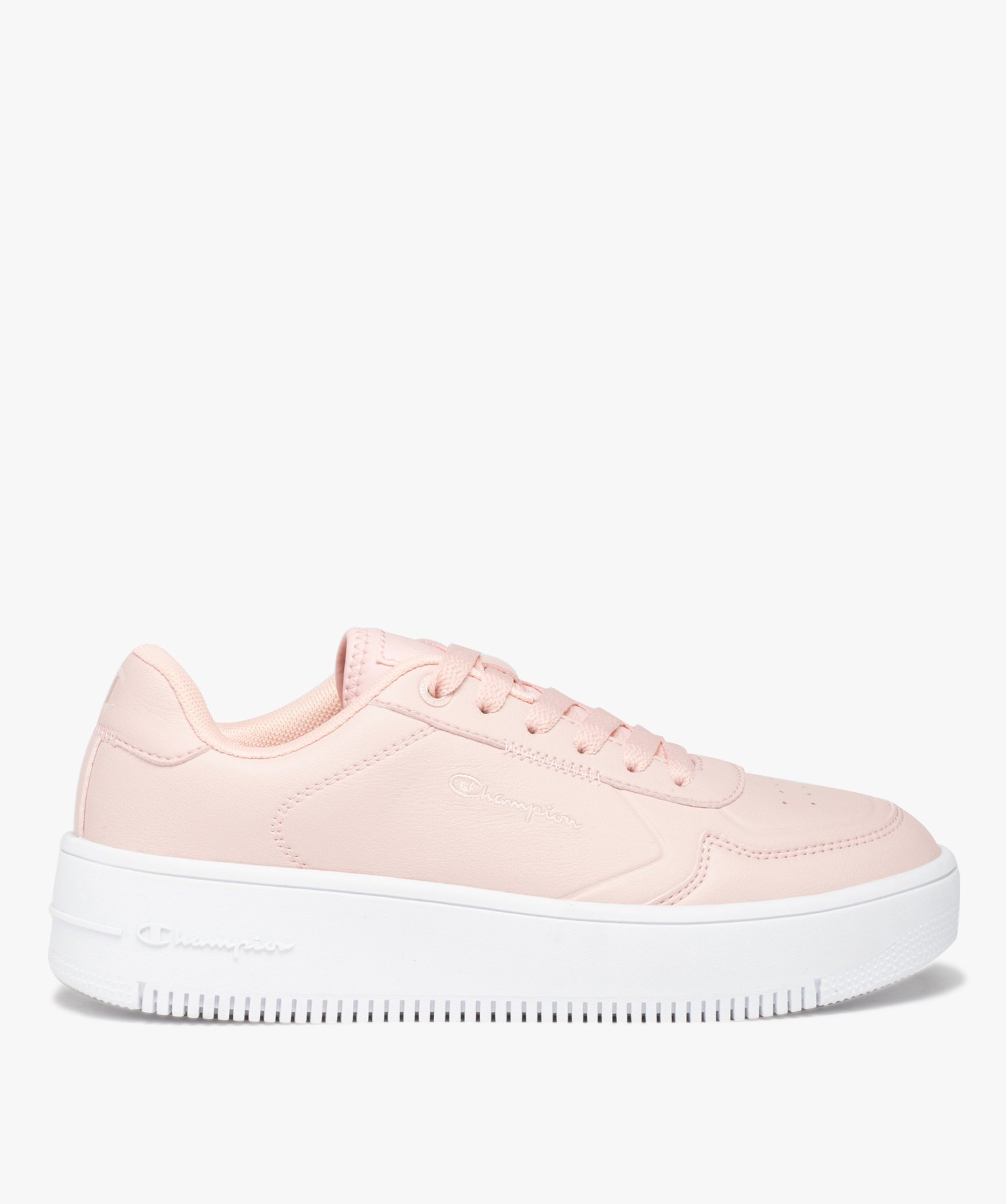 Baskets femme à semelle épaisse – Champion Rebound rose | GEMO