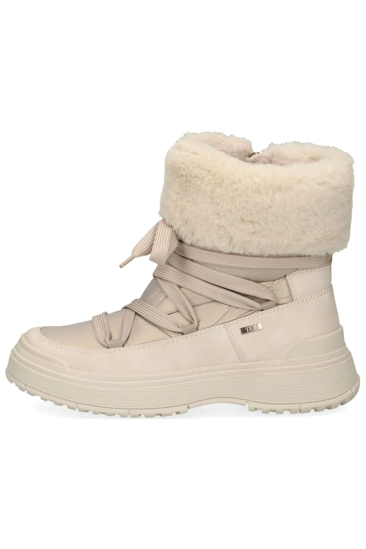 Caprice  Stiefelette - Beige - Flacher Absatz