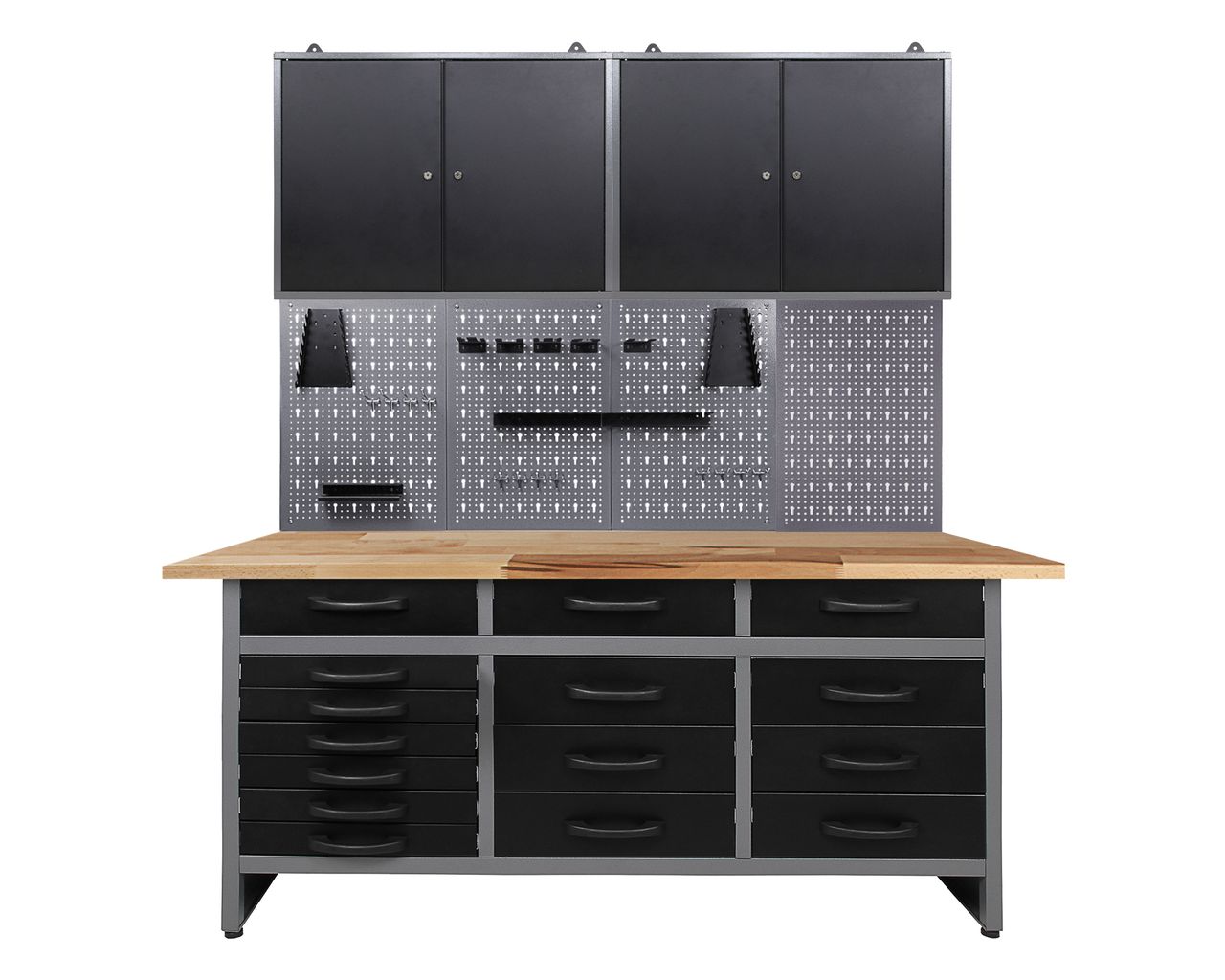 Ondis24 Ondis24 Werkstatt Set Konny 160 cm 2 Schränke