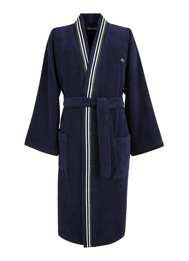 Lacoste Club bathrobe made of organic cotton