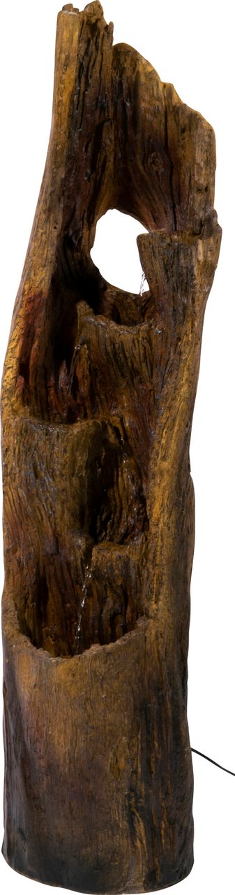 dobar Design-Gartenbrunnen im Baumstamm-Look 96300e