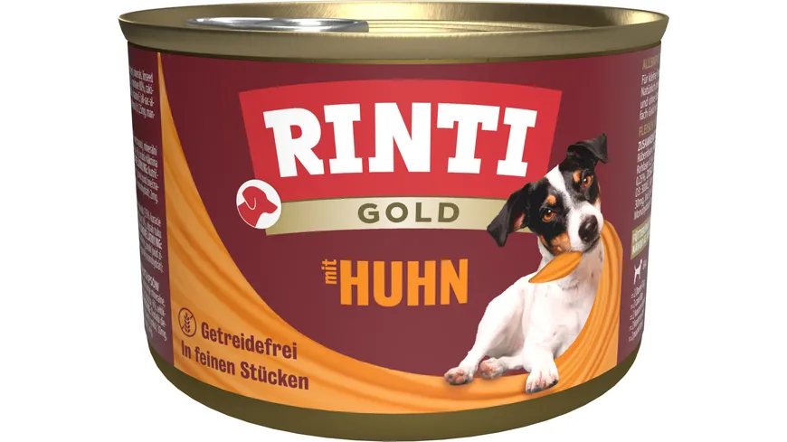 RINTI Hundenassfutter Gold Huhn 185 g